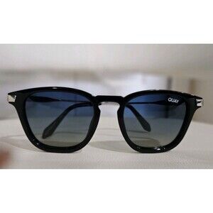 Quay Australia Jackpot Remixed Sunglasses BlackSilver/Blue Green Polarized...